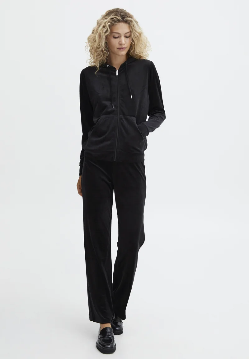Best Discount Price b.young MITZA SET - Tracksuit black Clothing Jackets & Blazers Bomber Jackets