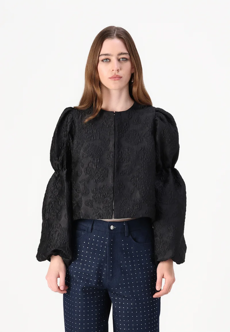 On Sale Malina ZOEY DOUBLE POUF SLEEVE  - Blouse black Clothing Shirts & Blouses Blouses