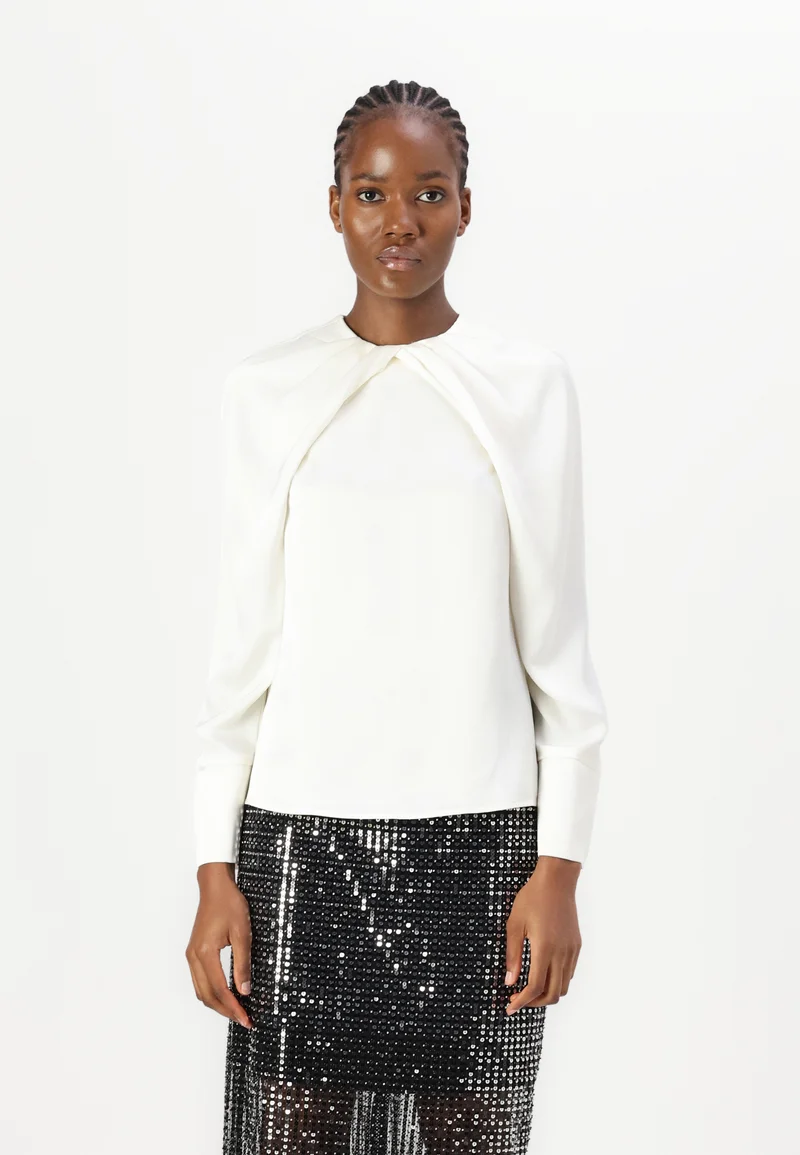 wide varieties Malina EVIE PLEATED NECKLINE  - Blouse vanilla Clothing Shirts & Blouses Blouses