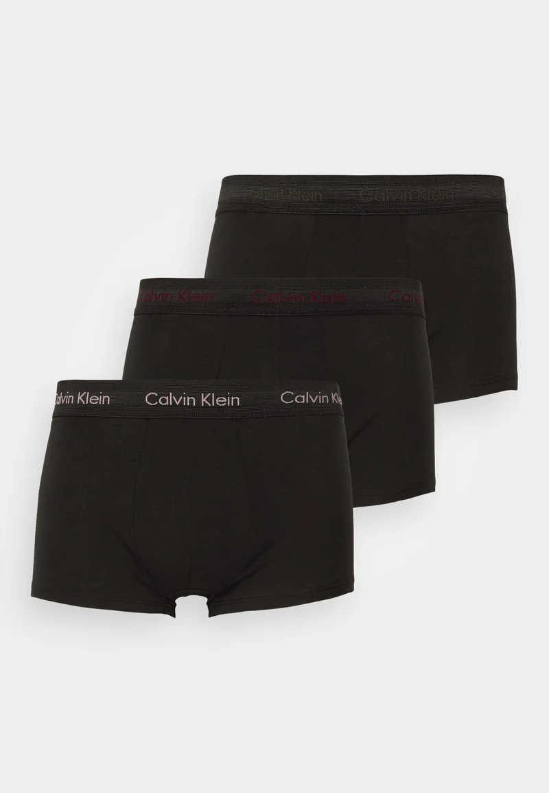 Sale USA Online Calvin Klein Underwear LOW RISE TRUNK 3 PACK - Pants woodrose/olive/deep rouge Clothing Underwear & Socks Underpants Boxer shorts