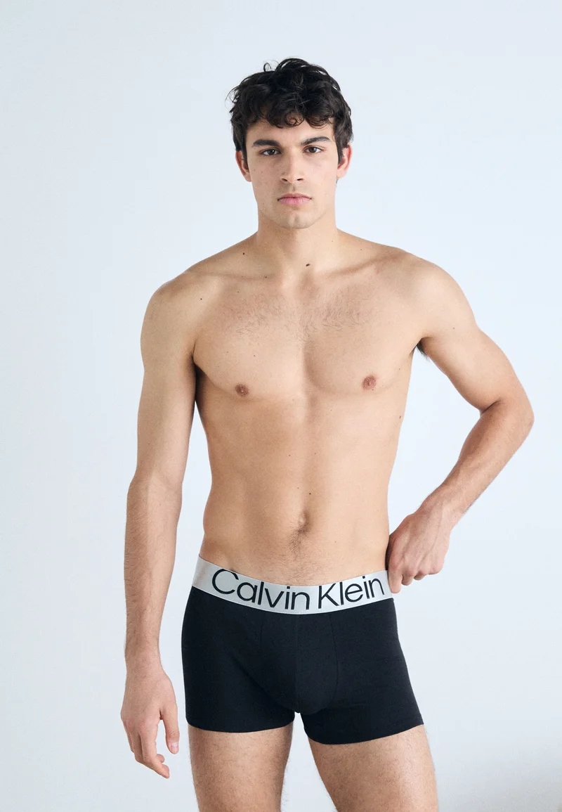 wide range Calvin Klein Underwear STEEL 3 PACK - Pants black Clothing Sale Underwear & Socks Bathrobes Boxer briefs