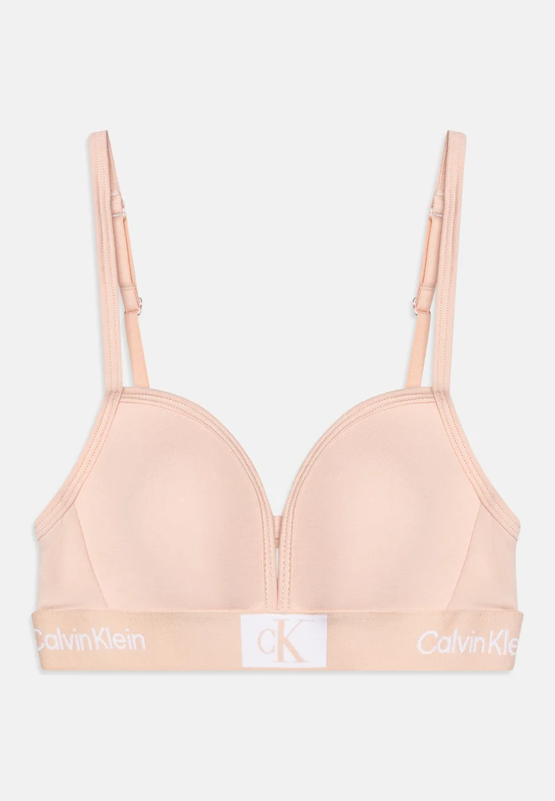 discountable price Calvin Klein Underwear TRIANGLE - T-shirt bra peach whip Clothing Underwear & Nightwear Bathrobes Bras & bustiers