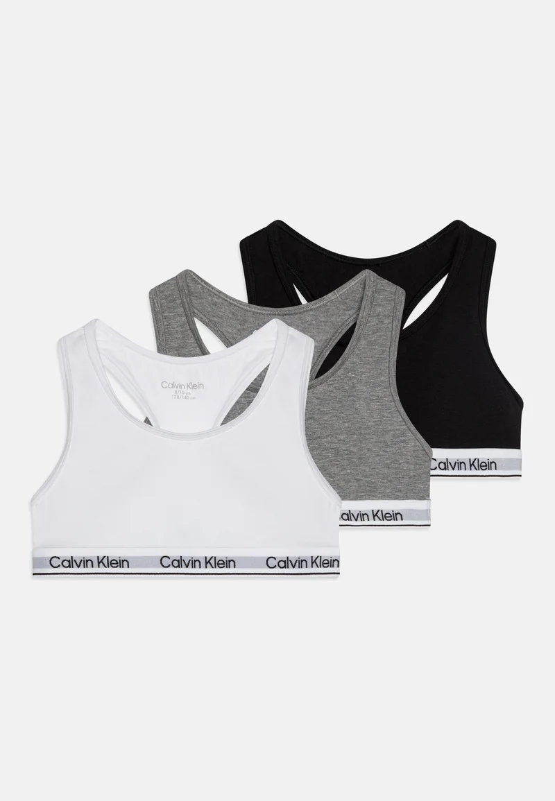 Official supplier Calvin Klein Underwear BRALETTE 3 PACK - Bustier white/black/grey heather Clothing Underwear & Nightwear Underwear Bras & bustiers