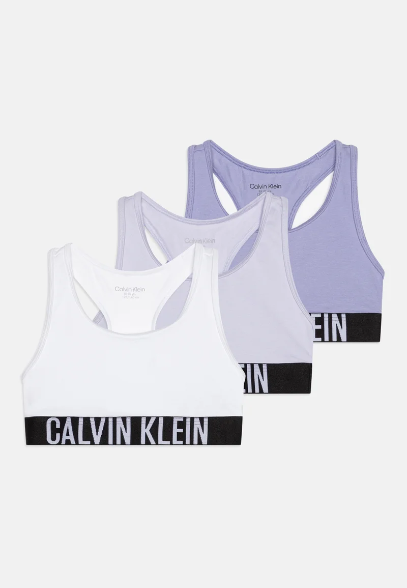 online leading retailer Calvin Klein Underwear BRALETTE 3 PACK - Bustier persian violet/purple heather/white Clothing Underwear & Nightwear Underwear Bras & bustiers