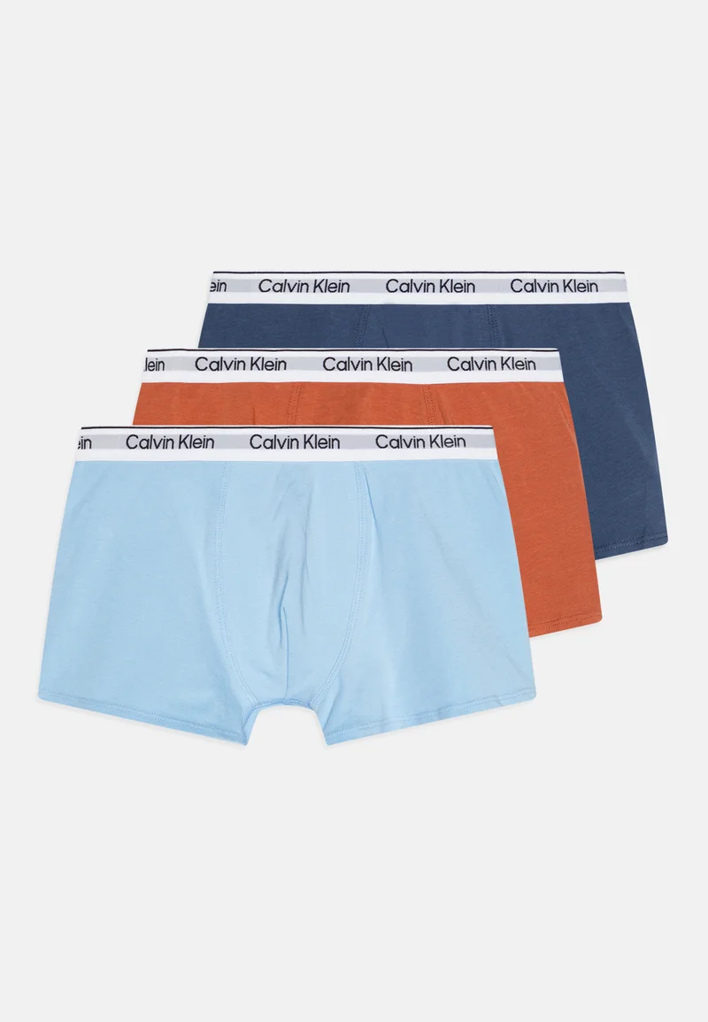 Available to buy online Calvin Klein Underwear TRUNK 3 PACK - Pants auburn/blue bell/oceana Clothing Underwear & Nightwear Underwear Bras & bustiers