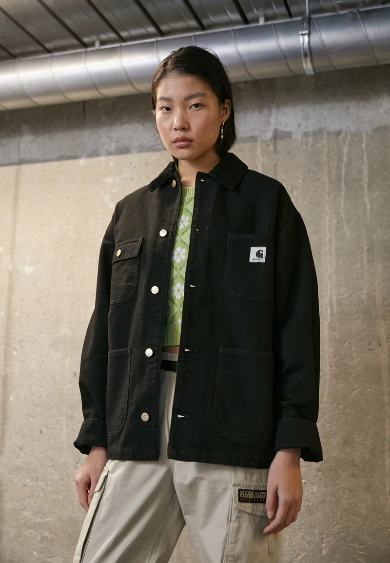 beautiful in colors Carhartt WIP MICHIGAN - Summer jacket black Streetwear Clothing Jackets, Gilets & Blazers Bomber Jackets