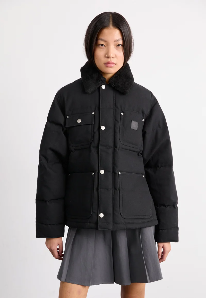 complete in specifications Carhartt WIP RAYLEY JACKET - Winter jacket black Streetwear Clothing Jackets, Gilets & Blazers Bomber Jackets