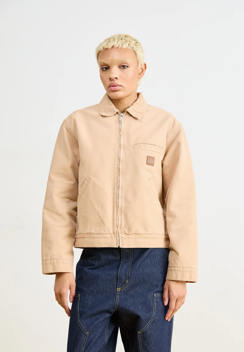 entire collection Carhartt WIP DAYTON JACKET - Summer jacket dusty brown  stone Streetwear Clothing Jackets, Gilets & Blazers Bomber Jackets