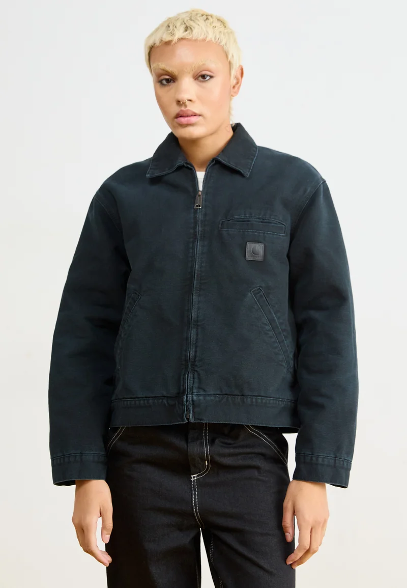 Discount Save up to Carhartt WIP DAYTON JACKET - Summer jacket black stone Streetwear Clothing Jackets, Gilets & Blazers Bomber Jackets