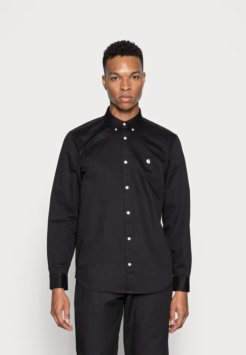 Various Colors Carhartt WIP MADISON SHIRT - Shirt black/wax Clothing Shirts Casual Shirts