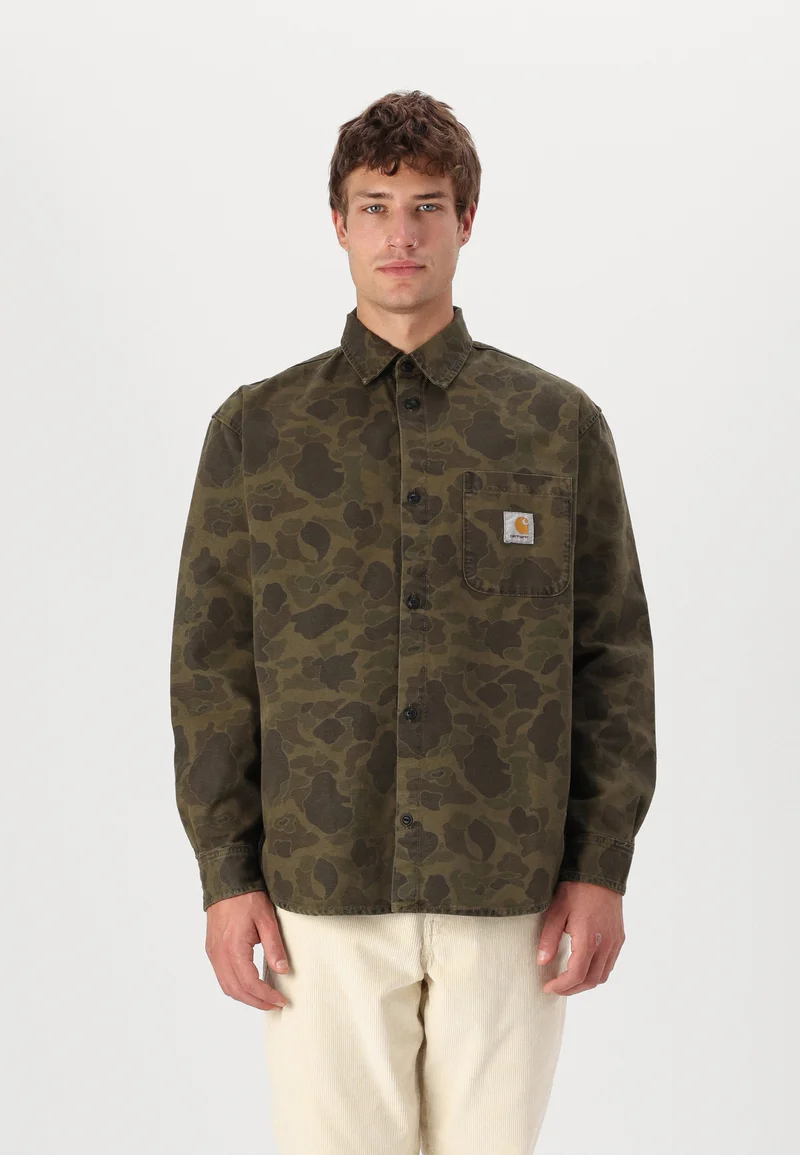 Hot Sale Carhartt WIP DUCK SHIRT - Shirt green  Clothing Shirts Casual Shirts