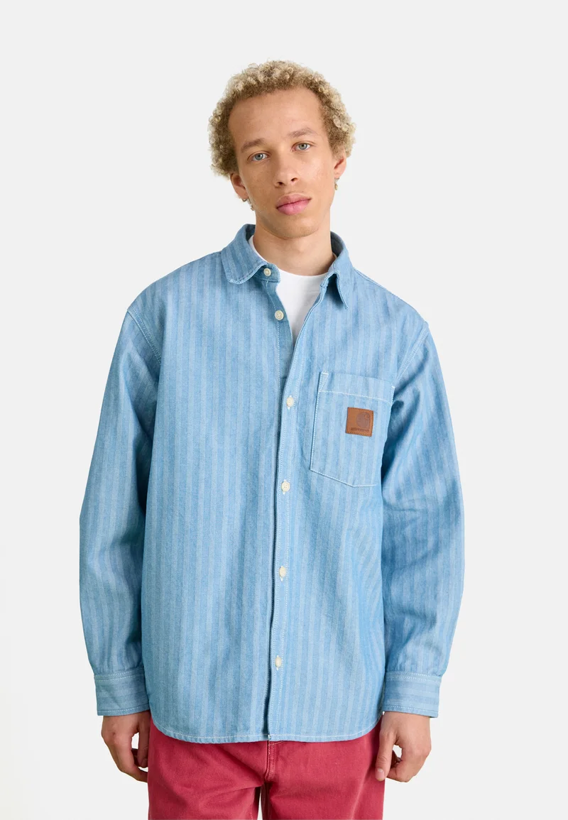 New Arrival Carhartt WIP MENARD - Shirt blue Clothing Sale Shirts Business Shirts