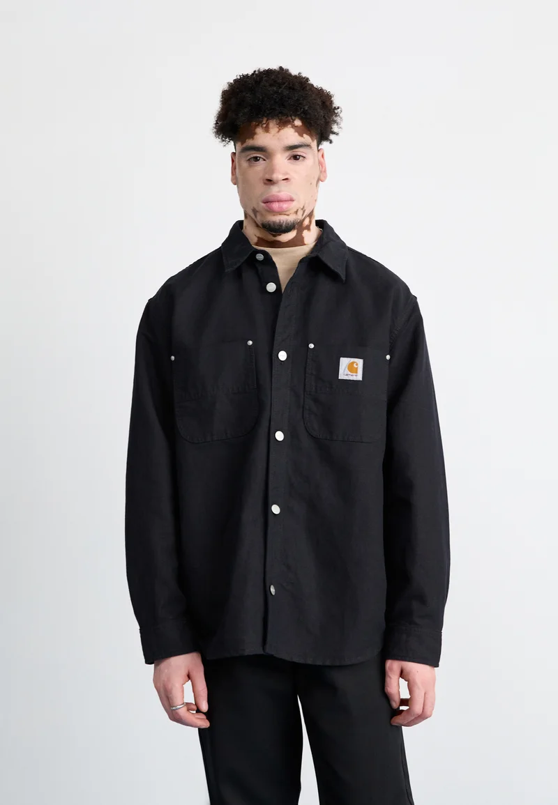 Buy Online Carhartt WIP WALTER - Shirt black Clothing Shirts Casual Shirts