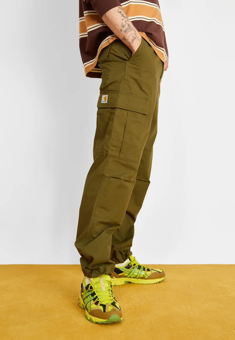 Clearance Sale Carhartt WIP REGULAR PANT - Cargo trousers highland rinsed Streetwear Sale Streetwear Clothing Swimwear Cargo Trousers