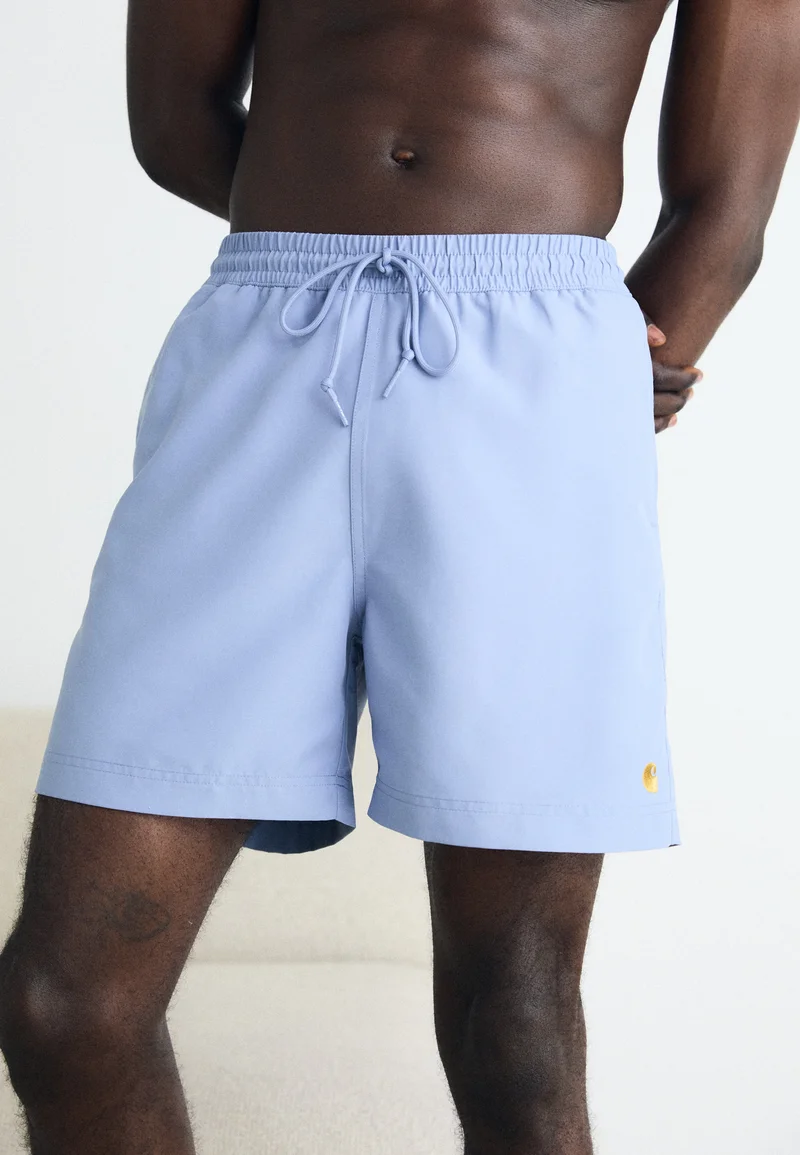 wide range Carhartt WIP CHASE SWIM TRUNKS - Swimming shorts charm blue/gold Clothing Swimwear Swim trunks Briefs