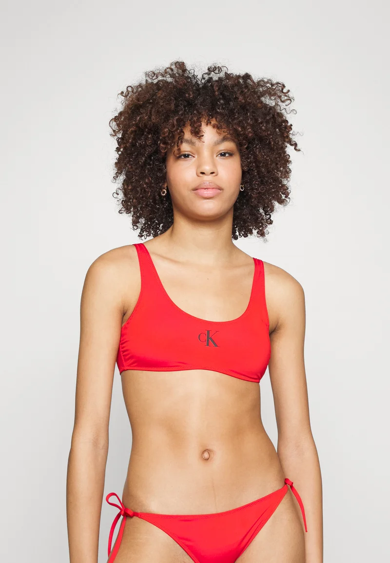 Classic Styles Calvin Klein Swimwear Bikini top - cajun red Clothing Swimwear Beach accessories Bikini tops