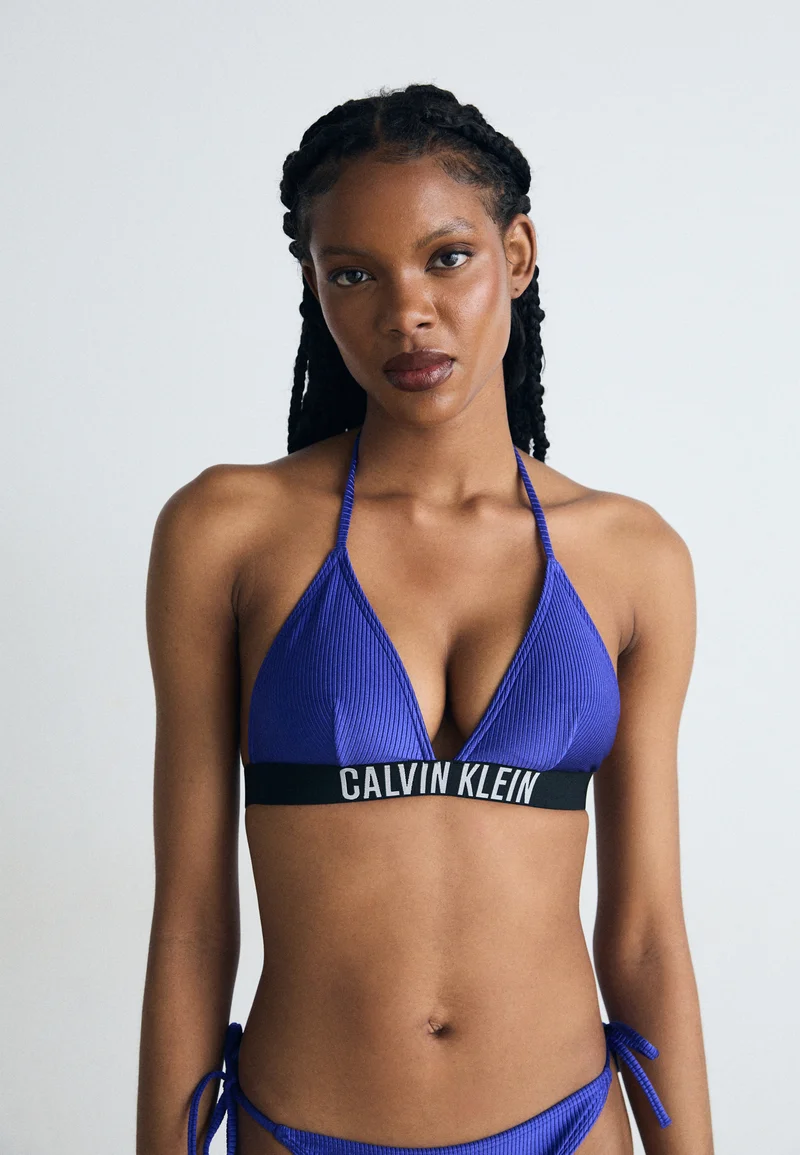 USA factory outlet Calvin Klein Swimwear TRIANGLE - Bikini top midnight lagoon Clothing Swimwear Beach accessories Bikini tops