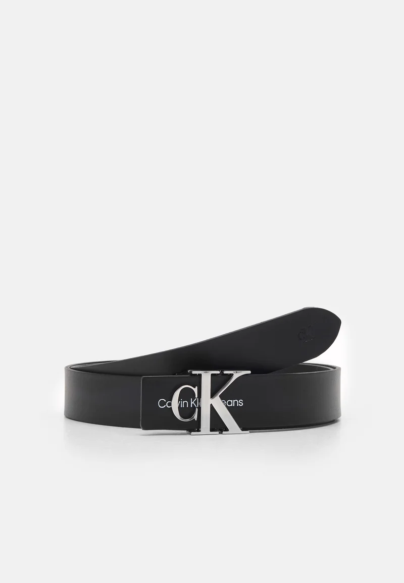 Fast Worldwide Delivery Calvin Klein Jeans MONOGRAM HARDWARE - Belt black Accessories Sale Belts Braided belt