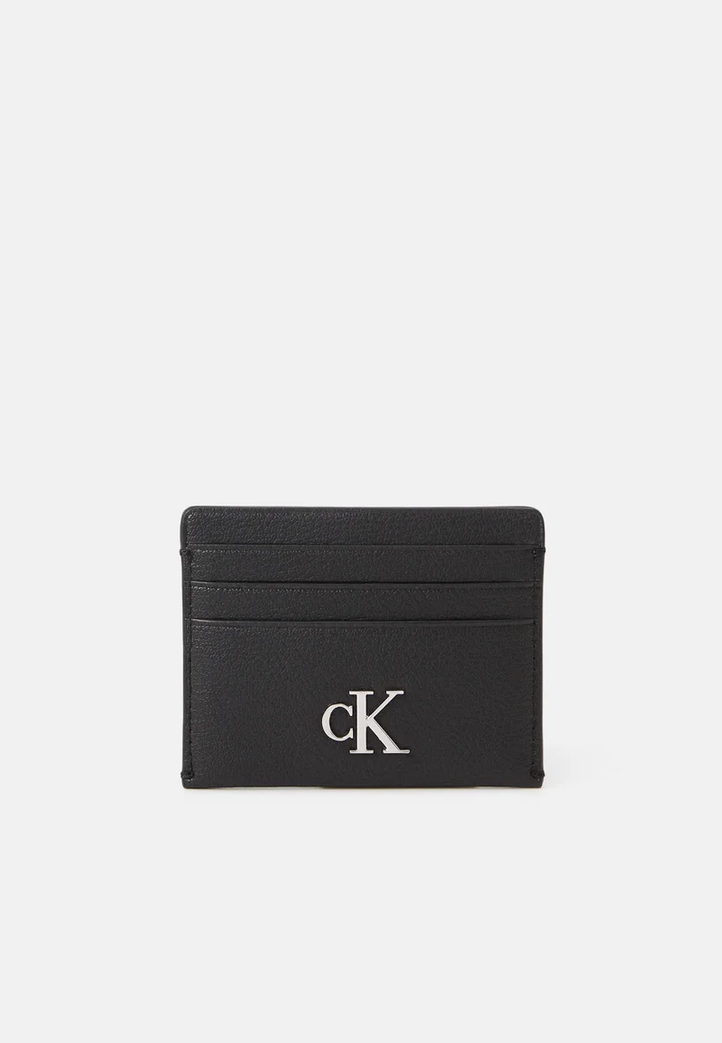 Unbeatable Offers Calvin Klein Jeans MINIMAL MONOGRAM CARDCASE - Business card holder black Accessories Wallets & card holders Card cases