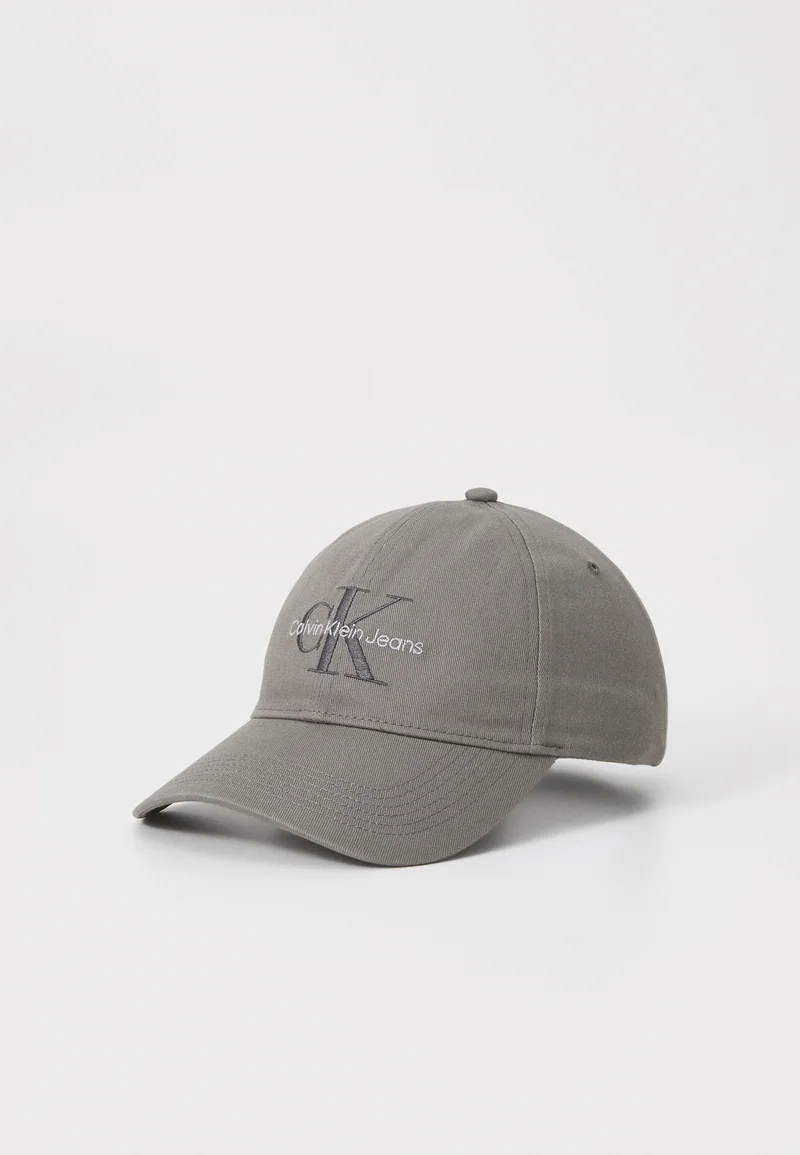 high-tech materials Calvin Klein Jeans MONOLOGO EMBROIDERY BASEBALL UNISEX - Cap charcoal gray Accessories Hats & headscarves Caps