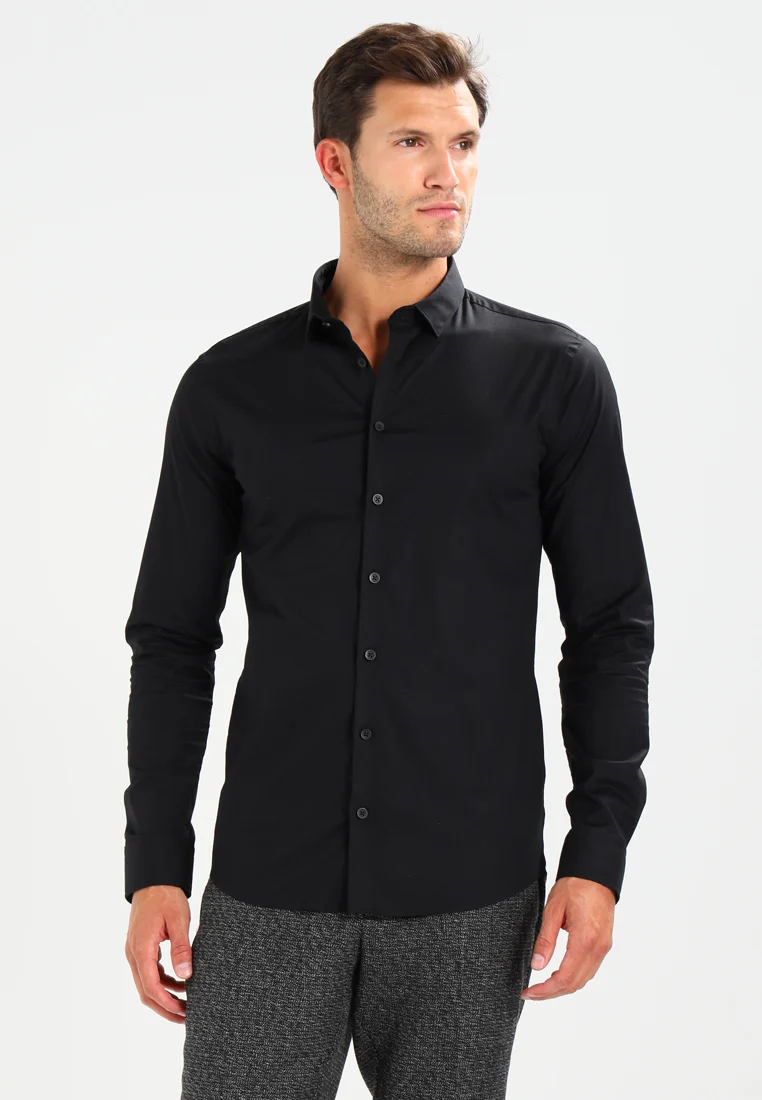 stylish Casual Friday CFViggo - Shirt black Clothing Shirts Business Shirts