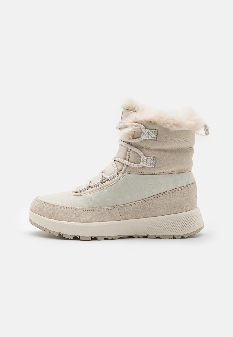 pretty and colorful Columbia SLOPESIDE™ PEAK LUXE - Winter boots dark stone/sea salt Sport Shoes Boots