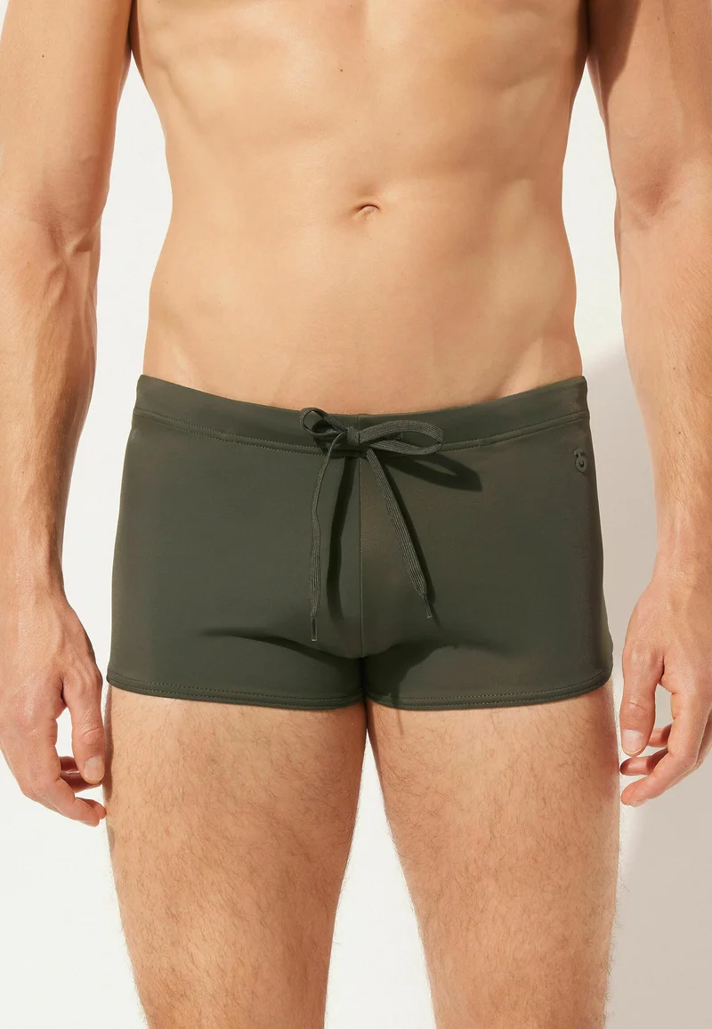 cheapest price Calzedonia Swimming trunks - grun green mud Clothing Swimwear Swim trunks Briefs