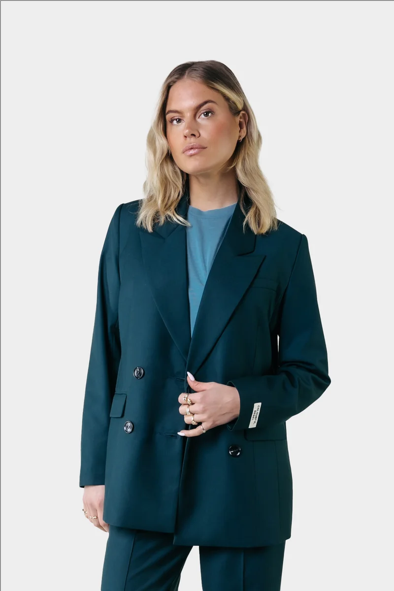 Outlet Factory Online Store Colourful Rebel RIKKI UNI - Blazer pine green Clothing Jackets & Blazers Bomber Jackets