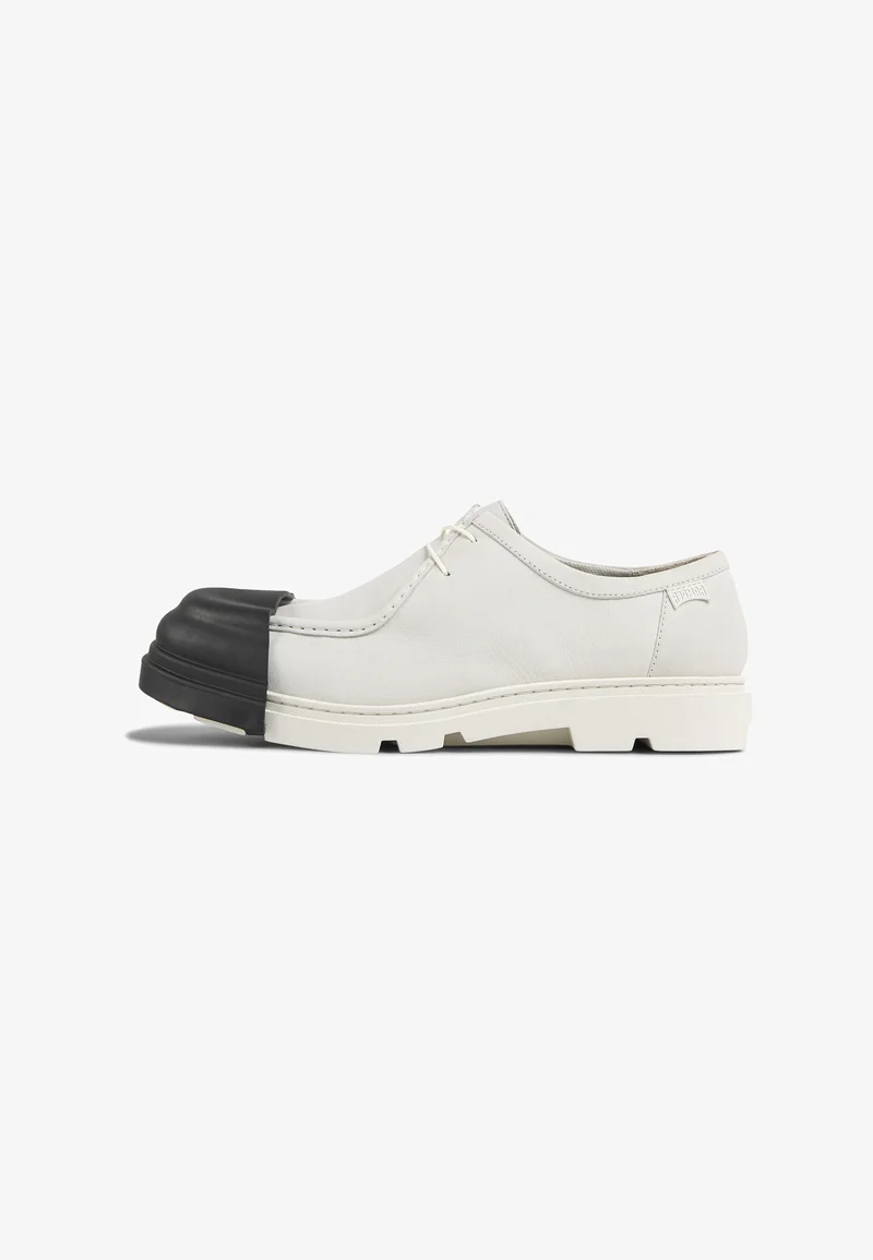 Free and Fast Shipping Camper JUNCTION - Casual lace-ups weiß  schwarz Shoes Sale Lace-up shoes Boat shoes