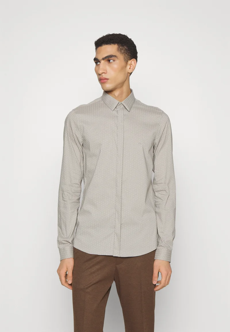 large discount Calvin Klein Tailored Formal shirt - ghost gray Clothing Sale Shirts Business Shirts