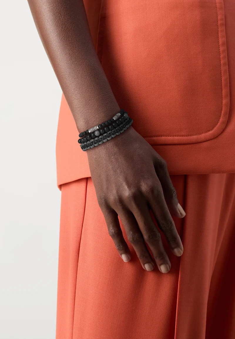 pretty and colorful Icon Brand ADRIATIC BRACELET COMBO UNISEX 5 PACK - Bracelet black Accessories Jewellery Bracelets