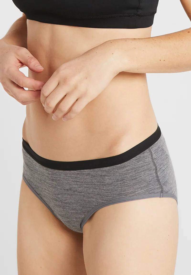 100% high Quality Guarantee icebreaker MERINO SIREN - Briefs MEDIUM GREY Clothing Sportswear Team merchandise Briefs & panties