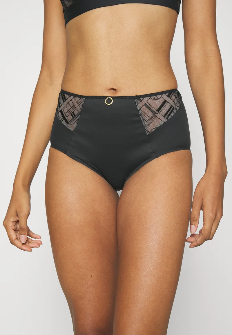 amazing selection Chantelle GRAPHIC SUPPORT HIGH WAISTED BRIEF - Briefs black Clothing Underwear Shapewear