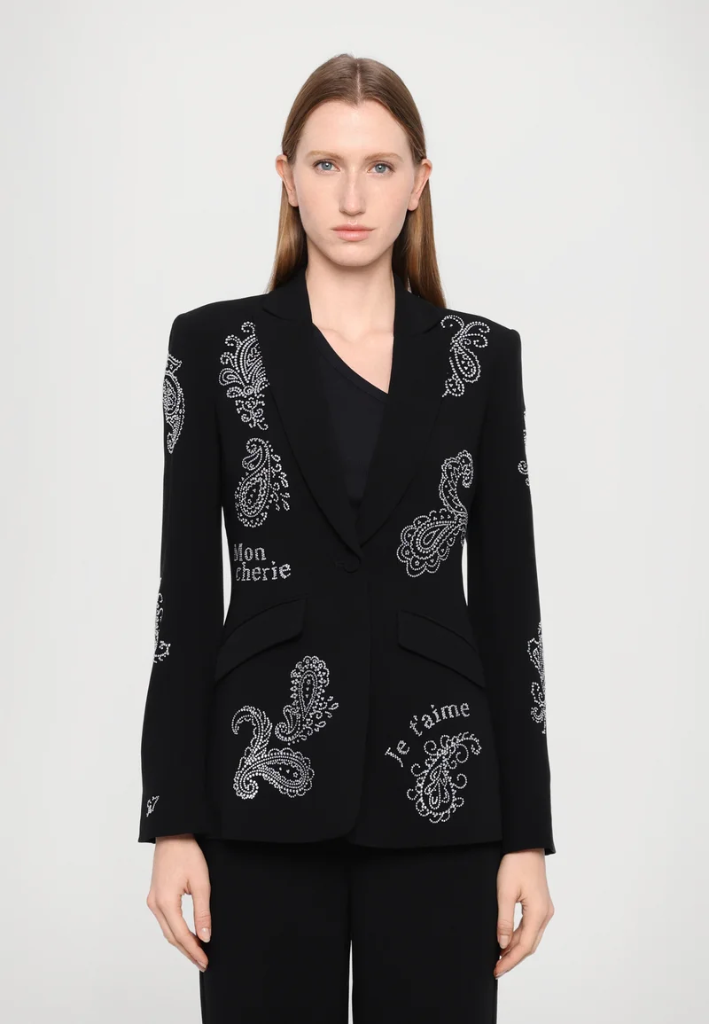 Classic Styles Cinq à Sept MINI PAISLEY CHEYENNE  - Blazer black Clothing Jackets & Blazers Blazers
