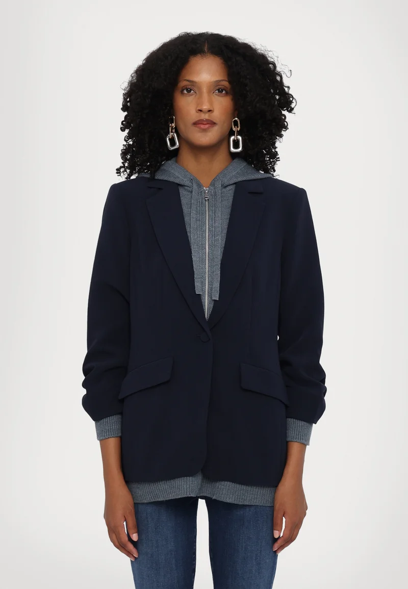 On Sale Cinq à Sept SWEATER KHLOE  - Blazer navy/grey Clothing Jackets & Blazers Bomber Jackets