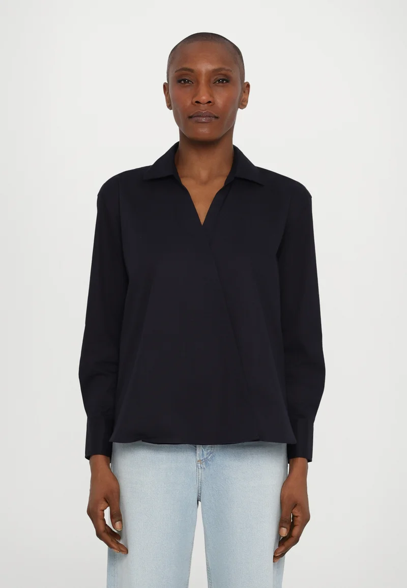 Most Fashionable Outlet CLOSED ASYMMETRIC SHIRT - Blouse dark knight Clothing Shirts & Blouses Blouses