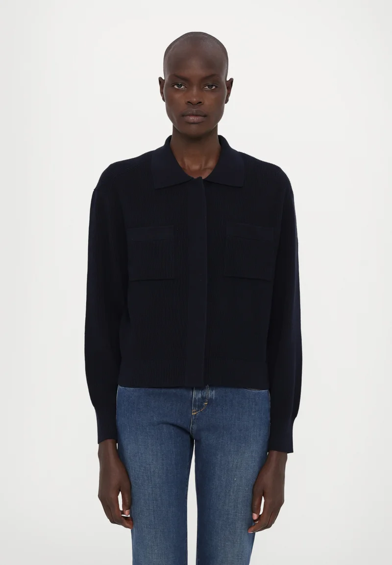 innovative design CLOSED CARDIGAN LONG SLEEVE - Cardigan dark night Clothing Knitwear & Cardigans Cardigans