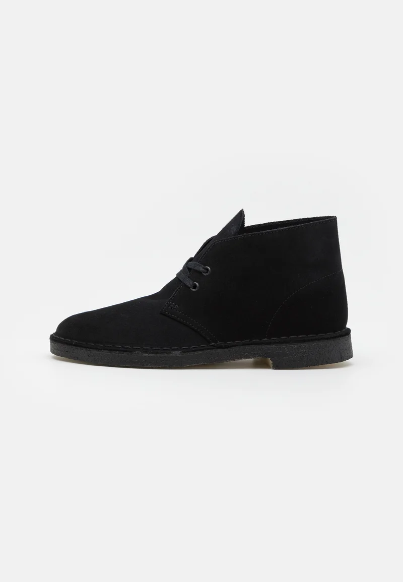 cheapest online price Clarks Originals DESERT BOOT - Lace-up boots black Streetwear Shoes Lace-up shoes Boat shoes