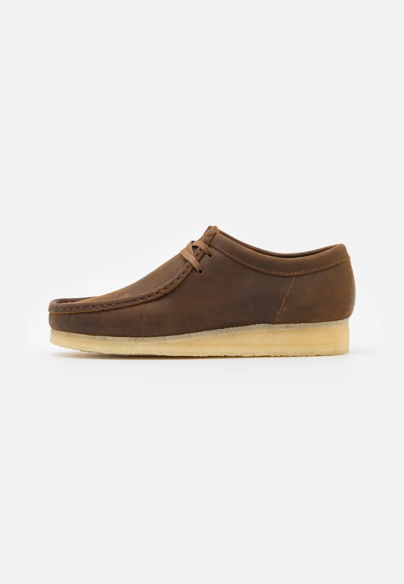 premier fashion designer Clarks Originals WALLABEE - Lace-ups beeswax Streetwear Shoes Lace-up shoes Boat shoes