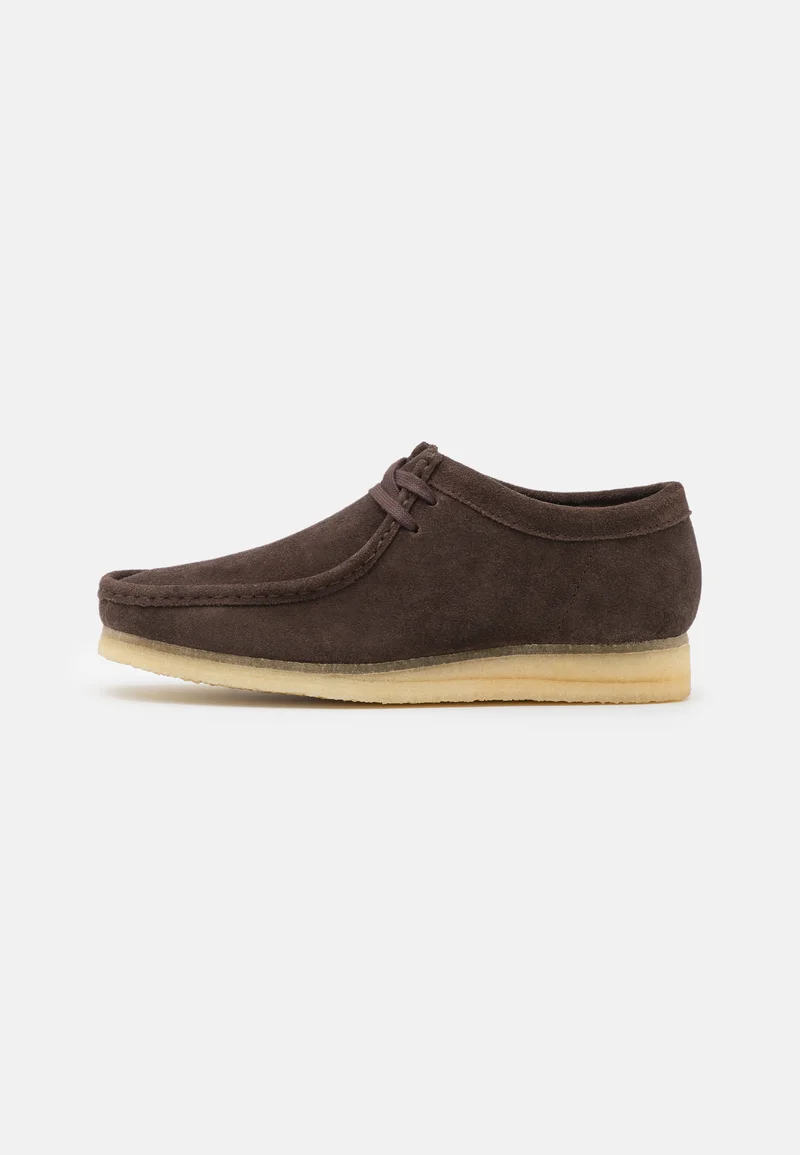 Top Designer Collections Clarks Originals WALLABEE - Lace-ups dark brown Streetwear Shoes Lace-up shoes Boat shoes