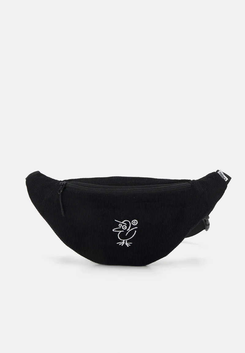 Hottest New Styles Cleptomanicx SKETCH GULL UNISEX - Bum bag black Accessories Bags & cases Bum bags