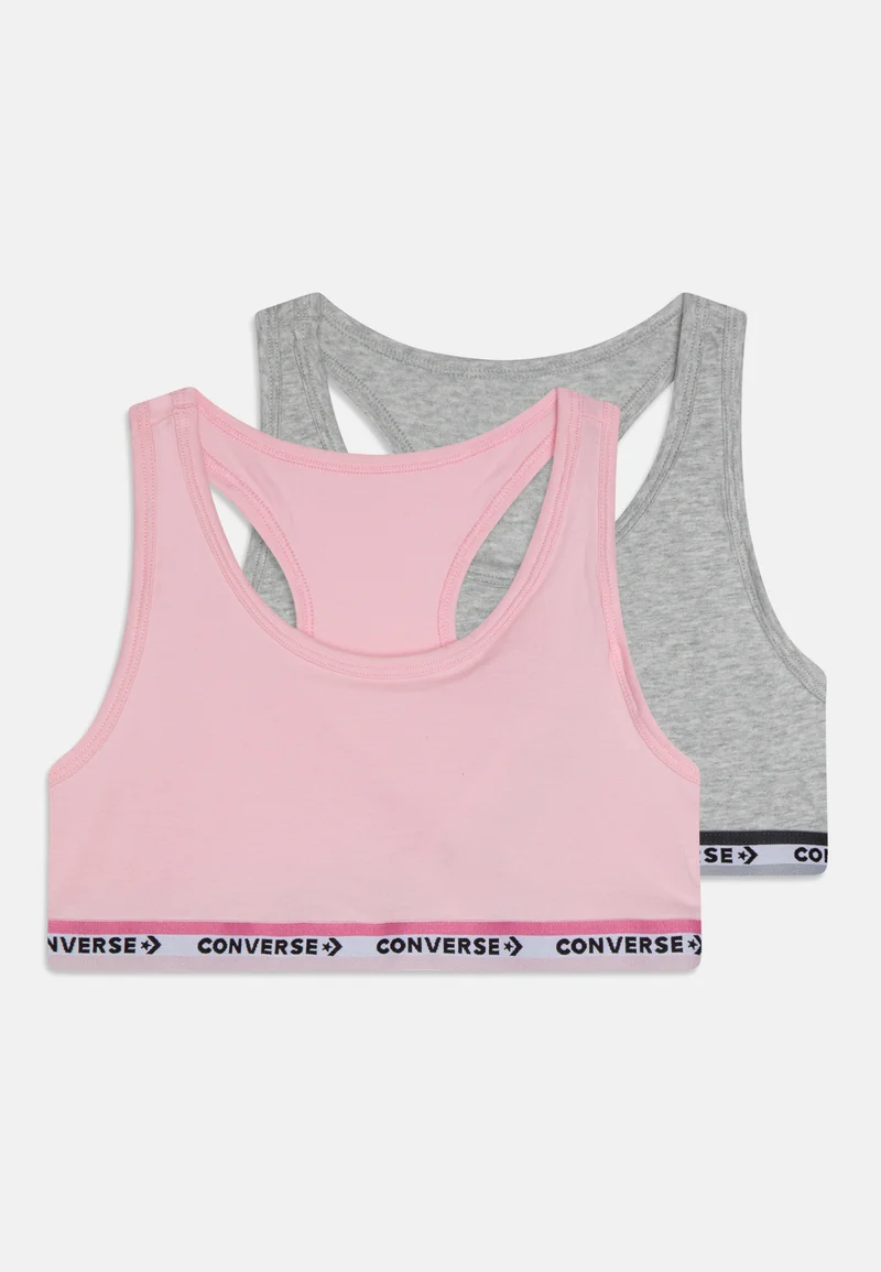 reliable reputation Converse RACERBACK BRAS 2 PACK - Bustier sunrise pink Clothing Underwear & Nightwear Bathrobes Bras & bustiers