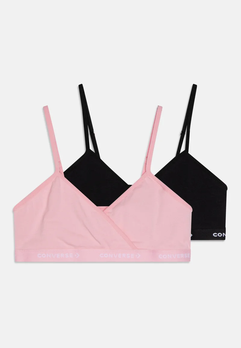 prestigious Converse TRIANGLE BRALLETE 2 PACK - Bustier sunrise pink Clothing Underwear & Nightwear Underwear Bras & bustiers