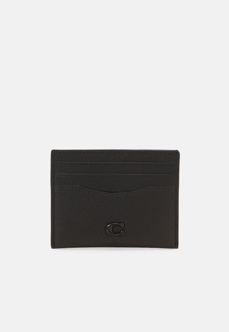 large discount COACH FLAT CARD CASE UNISEX - Business card holder black Accessories Wallets & card holders Business card cases