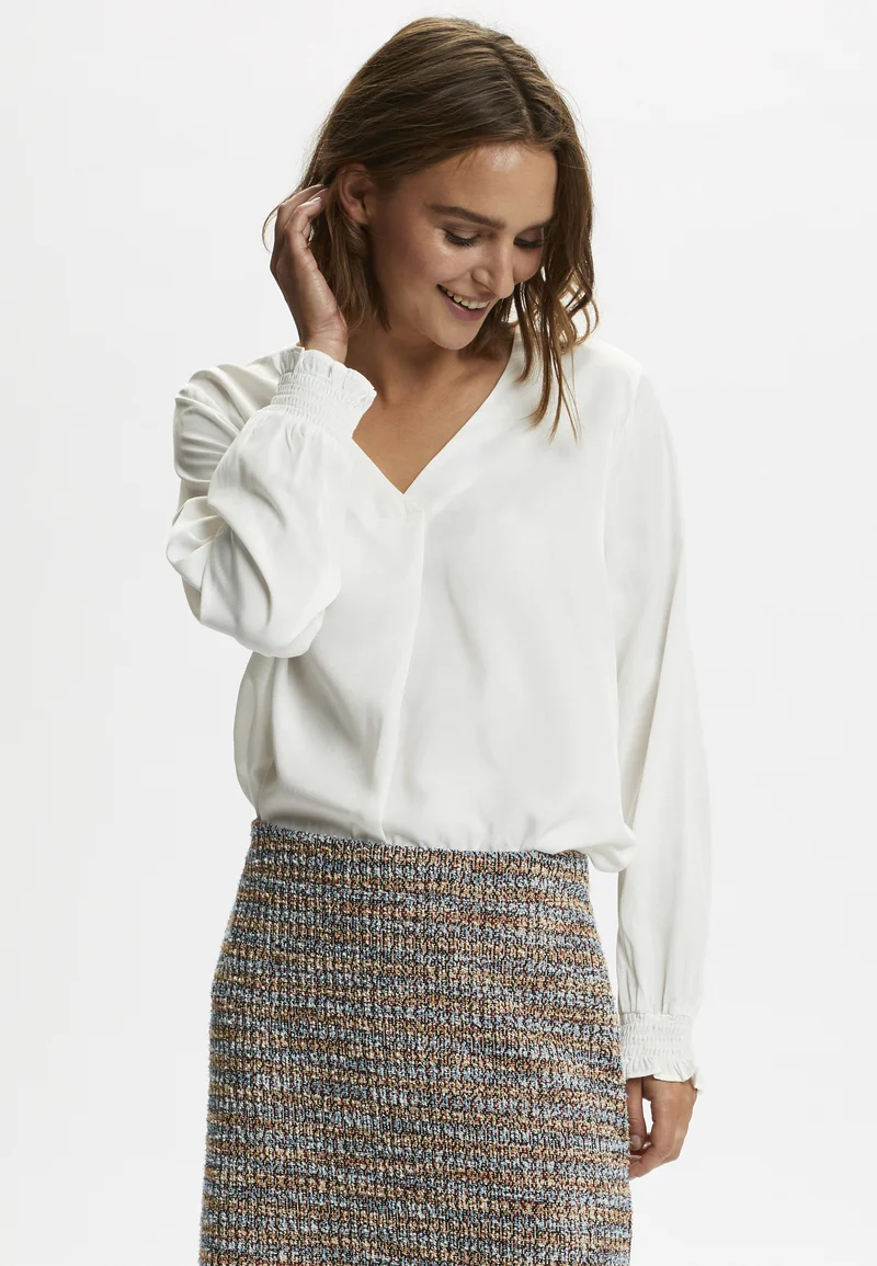 enjoy great discount Cream FENGCR - Blouse snow white Clothing Shirts & Blouses Blouses