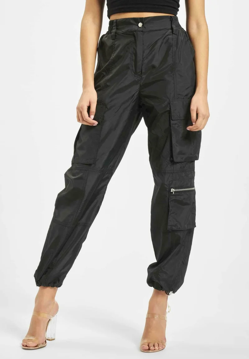 Elegant Factory Outlet DEF MARY - Cargo trousers black Clothing Trousers Cargo Trousers