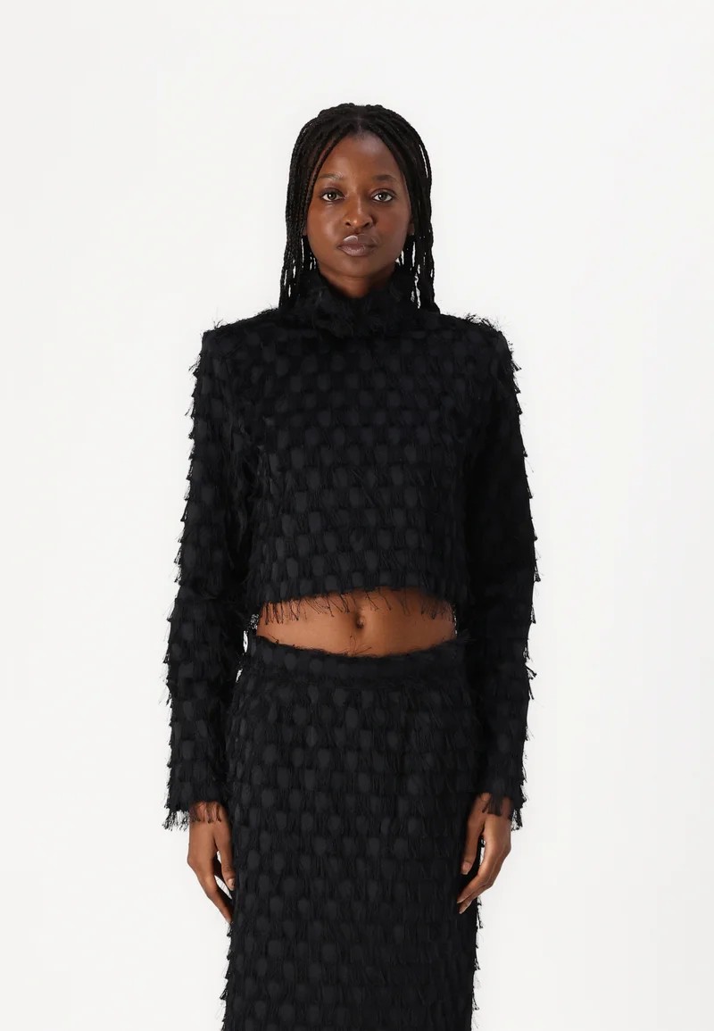 world-wide renown DAY Birger et Mikkelsen LYNETTE ABSTRACT FRINGES - Blouse black Clothing Shirts & Blouses Blouses