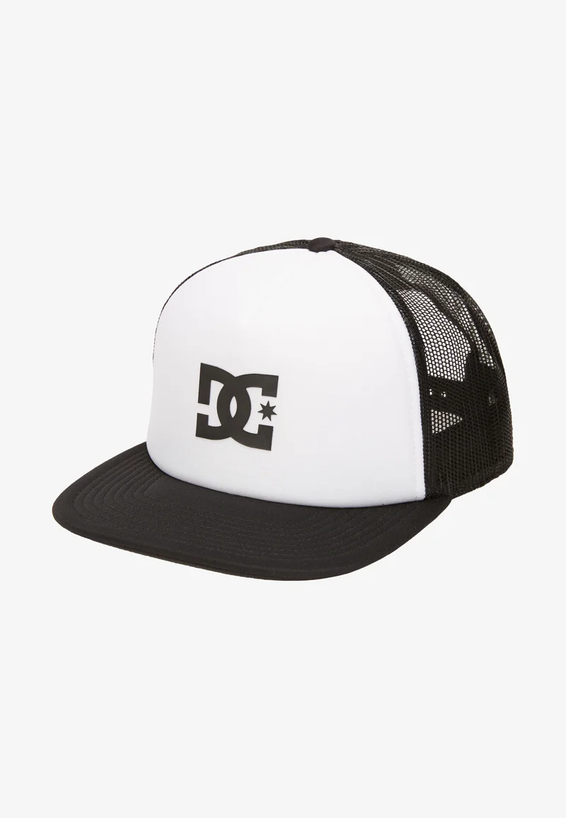 Factory Outlet Price DC Shoes GAS STATION  - Cap white/black Accessories Hats & headscarves Caps