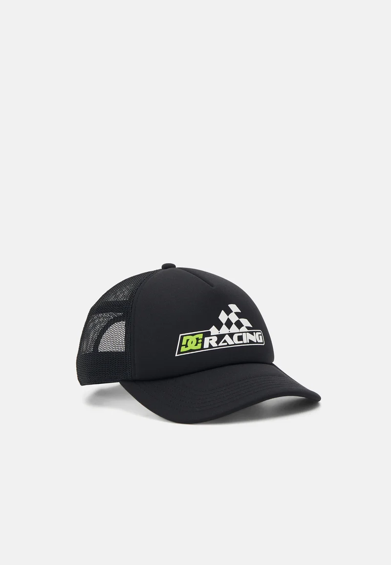 various design DC Shoes RACING TRUCKER UNISEX - Cap black Streetwear Sale Accessories Gadgets & miscellaneous Caps