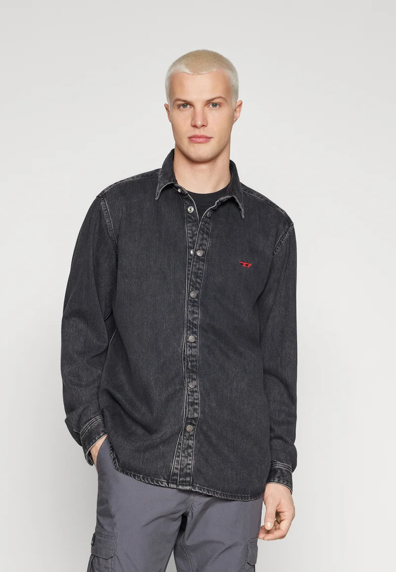 largest collection Diesel SIMPLY - Shirt black  Clothing Sale Shirts Business Shirts
